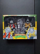 NECA Teenage Mutant Ninja Turtles Super Bebop and Mighty Rocksteady 2-Pack
