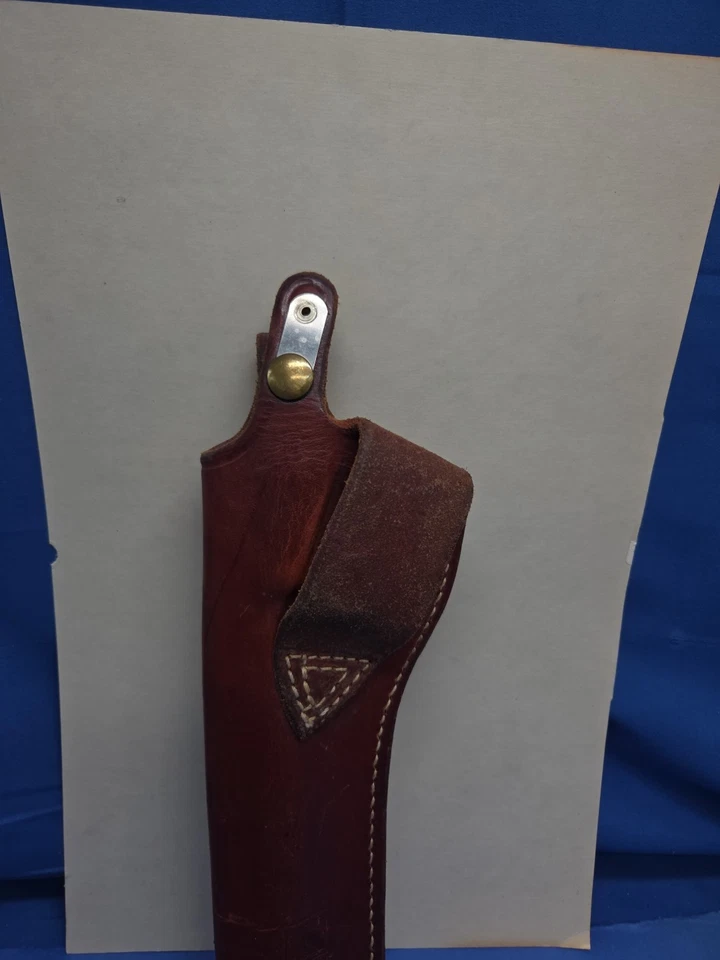 Funda de cuero Triple K 196 - 15 7 1/2 cuero marrón usada EE. UU. TW Foto 2 de 4