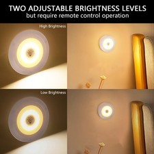 6PCS Warm Light LED Under-Cabinet Lights - Kitchen Counter  Bathroom