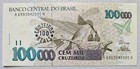 Brazil 100 Cruzeiros Reais / 100,000 Cruzeiros 1993 Unc