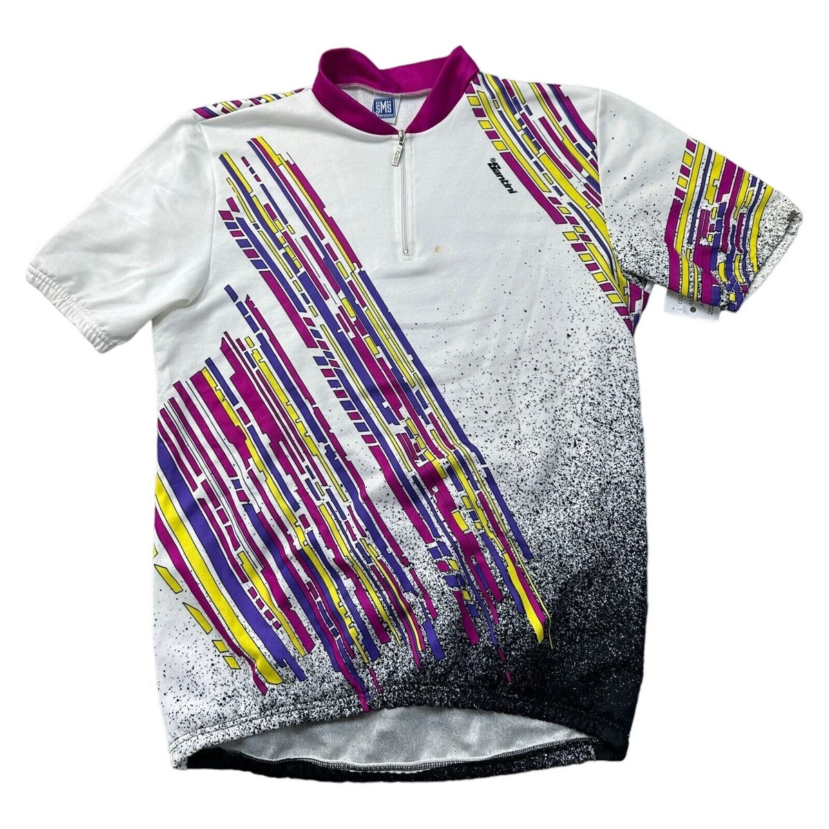 Santini SMS Maillot de Cyclisme Homme Équipe Lampre Daikin 2000 Rose Exclusive Collector (Taille L) - Vêtements