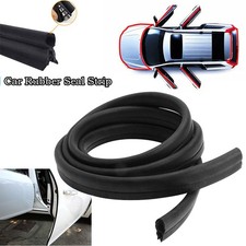 Rubber Seal Car Edge Door Guard Molding Protectors Trim Strip Black U Shape LX