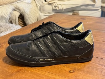 NWT 2007 Adidas Yohji Yamamo Black Gold Y-3 Honja Low-Top Sport Sneakers-Size 11