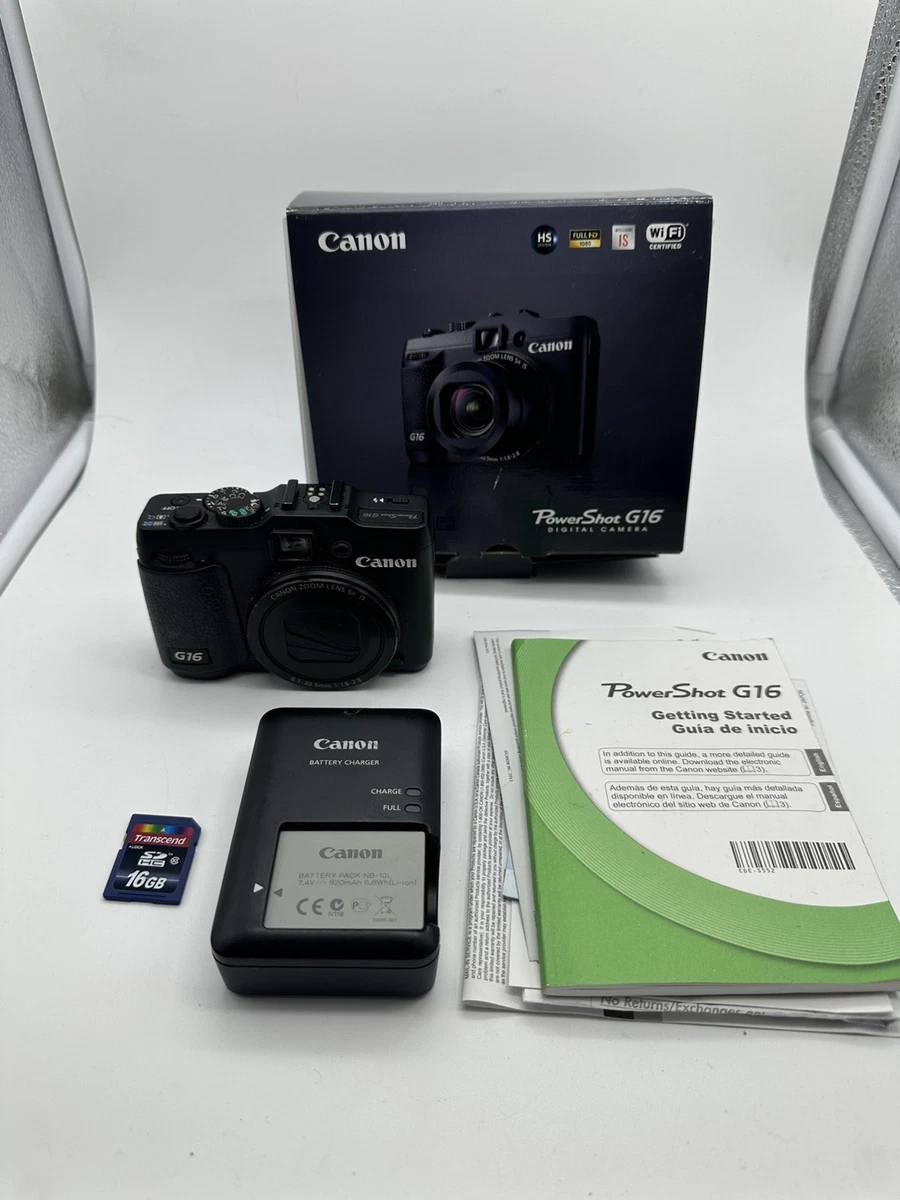 Preços baixos em Câmeras digitais Canon PowerShot G16 | eBay