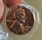 Rare 1957 D Wheat Penny In (red) Mint State Quality For Sale. — photo 5