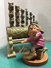Walt Disney Classics Collection SNOW WHITE "Grumpy & Pipe Organ" Figurine