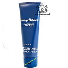 MARITIME DEEP BLUE by Tommy Bahama for Men Shower Gel 3.4oz New