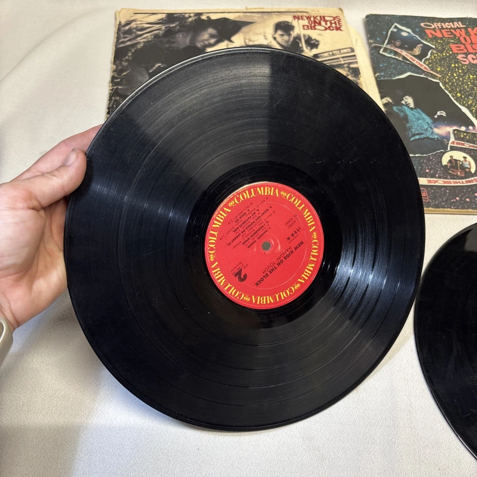 VTG New Kids On The Block Hang Tough Vinyl Record Step By Step Single NOT MINT! - Image 4 of 4