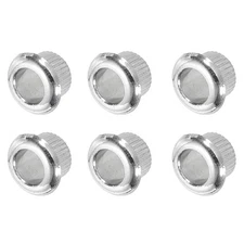Guitar Tuner Conversion Bushings Adapter Ferrule Conversion Zinc Alloy Silver