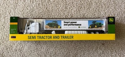 SpecCast John Deere Smart Power Peterbilt 379 Semi & Trailer 1:64 NIB #35105