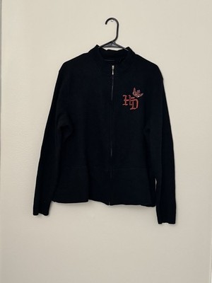 HARLEY DAVIDSON HD RARE FULL ZIP CYCLE QUEEN WOOL SWEATER JACKET 2x
