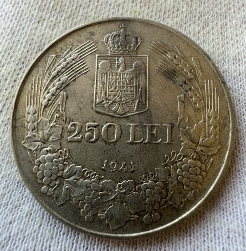 250 Lei 1941  - Carol II , TOTUL PENTRU TARA , Romania , KM 59.2