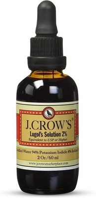 J.CROW S Lugol s Iodine Solution 2% 2oz | Potassium Iodide Drops USA