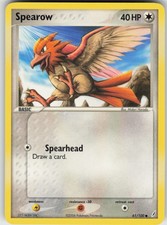 Spearow 61/100 EX Crystal Guardians Pokemon Lightly Played LP on eBay