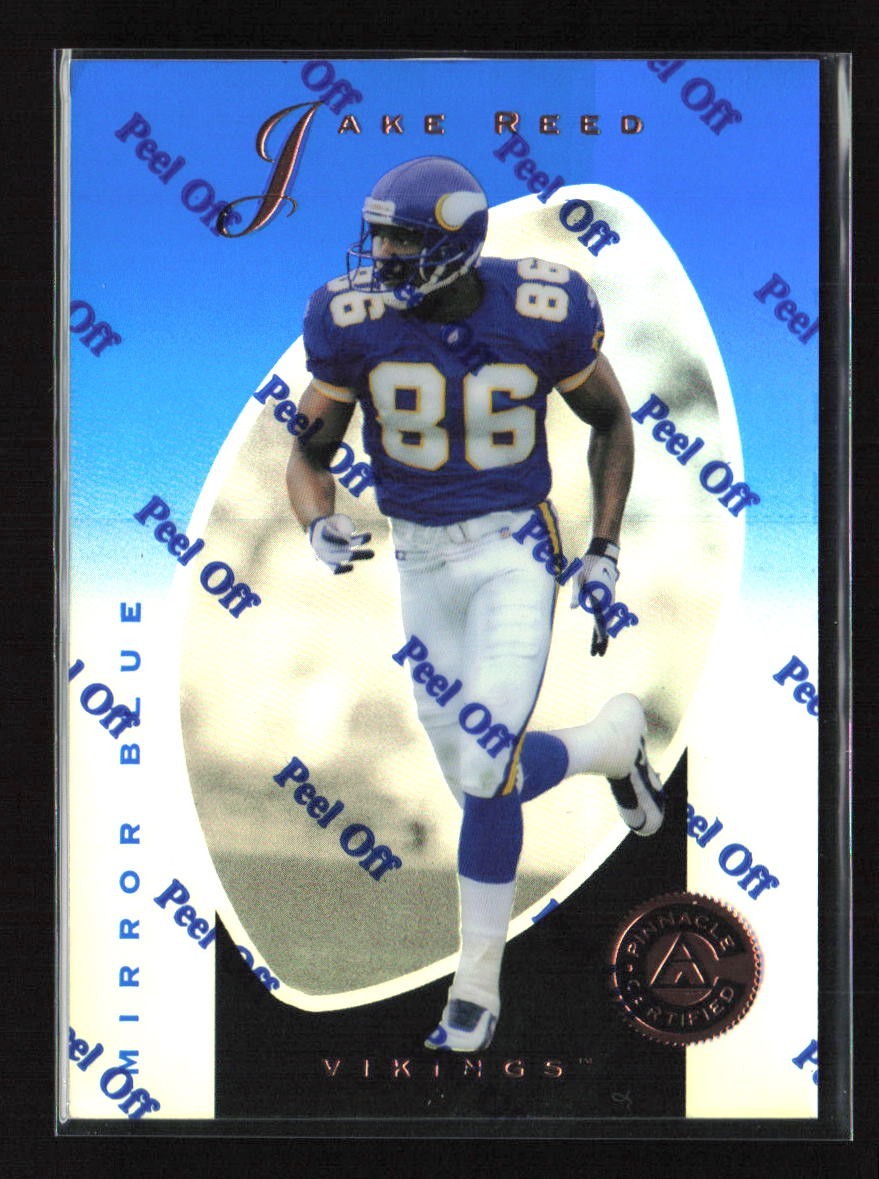 1997 Pinnacle Certified Mirror Blue Jake Reed #56