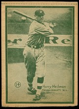1931 W517 14 Harry Heilmann Cincinnati Reds OVERSIZED BEAUTY HOF