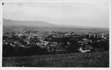 L516 Romania Bihor Elesd Alesd 1941 panoramic view RPPC vintage postcard