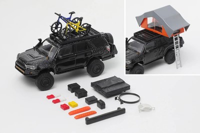 GCD 1/64 - トヨタ・4ランナー TRD PRO 1/64 GCD Toyota 4Runner TRD Pro (Black) Diecast Car Model
