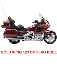 Honda Gold Wing GL 1800 chrome tall flag pole antenna 123 cm