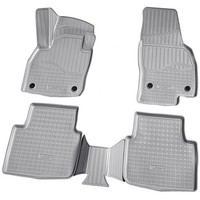 3D Gummi FußMatten FüR Seat Arona | Typ KJ7 | Bj Ab 2017> | Grau Mit Rand