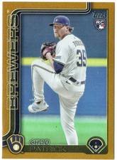 Chad Patrick 2025 Topps Update Rookie Gold Foil #'d/50 Card #US307