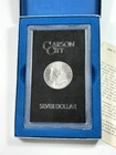 1884-CC $1 Morgan Dollar CARSON CITY GSA 90% Silver US Coin w/ OGP BU REV TONING
