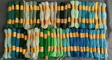 Vintage Lot of 123 DMC Floralia 3-ply Divisible Persian Wool Yarn in 31 Color's 