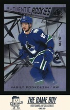 2021-22 SP Game Used #130 Vasily Podkolzin Vancouver Canucks RC,/92