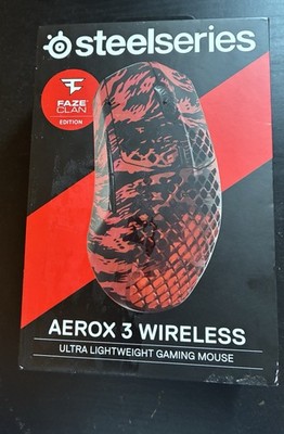 SteelSeries Aerox 3 Wireless Gaming Mouse FAZE Clan Edition - Ultra Lightweight