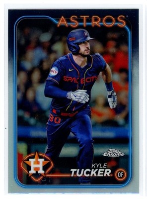 2024 Topps Chrome Refractor Kyle Tucker Houston Astros #112
