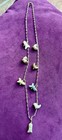 Beautiful Vintage CADORO Bird And Fish Fetish Chain Necklace Unique! RARE 14.5” — photo 3