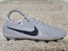 Nike Legend 10 Elite FG Atmosphere Grey Black Pack Soccer Cleats HF4378-001 Sz 5