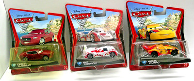 Lot Of 3 Mix Disney Pixar Cars Shu-Miguel-Carlos #22-#23-#25/lot A