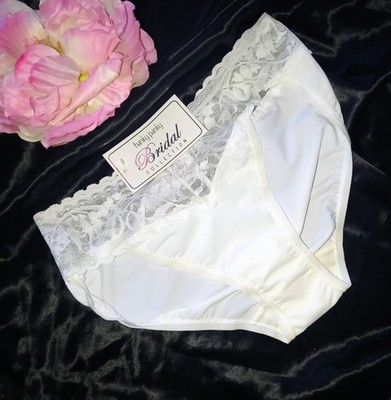 NWT Hanky Panky Women's Signature Lace Nylon Bikini Bridal Panties White - XS