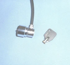 PATS BLACK CABLE ONE KEY LOCK FOR LAPTOPS, NOTEBOOKS & TABLETS