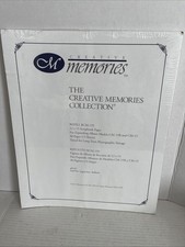 NEW Creative Memories 12 x 15 White Scrapbook Refill RCM-15S 15 Sheets 30 Pages