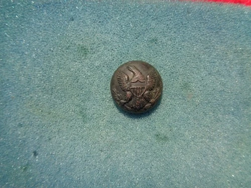 Antique Civil War Relic Eagle Shield Button Chattanooga, Tennessee #2