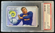 1951 Bowman Glenn Davis #42 Rams PSA 6