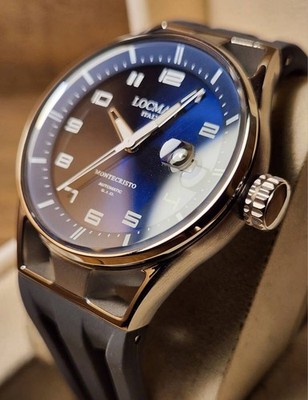 LOCMAN Montecristo Automatic Watch Titanium Mens Wristwatch For Men 40mm