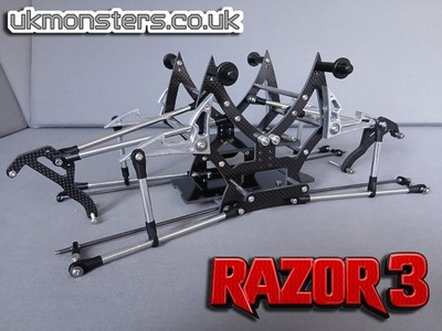 UKMonsters Razor 3 Chassis for Tamiya Clodbuster