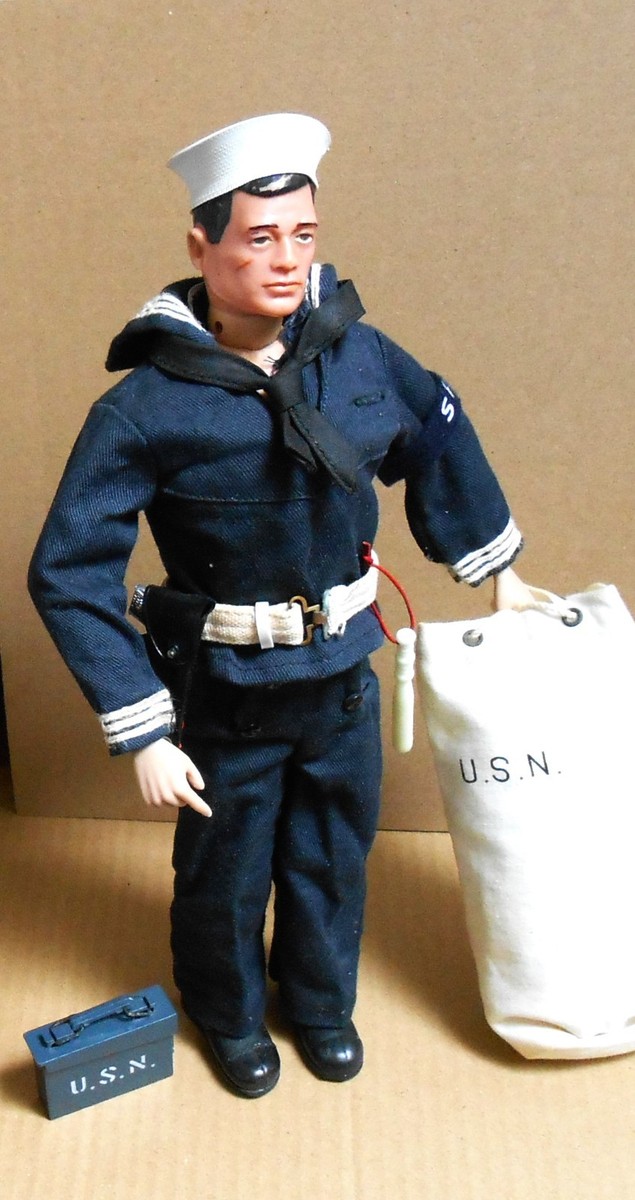 Vintage 1964 GI JOE NAVY SHORE PATROL/SAILOR Action Figure by