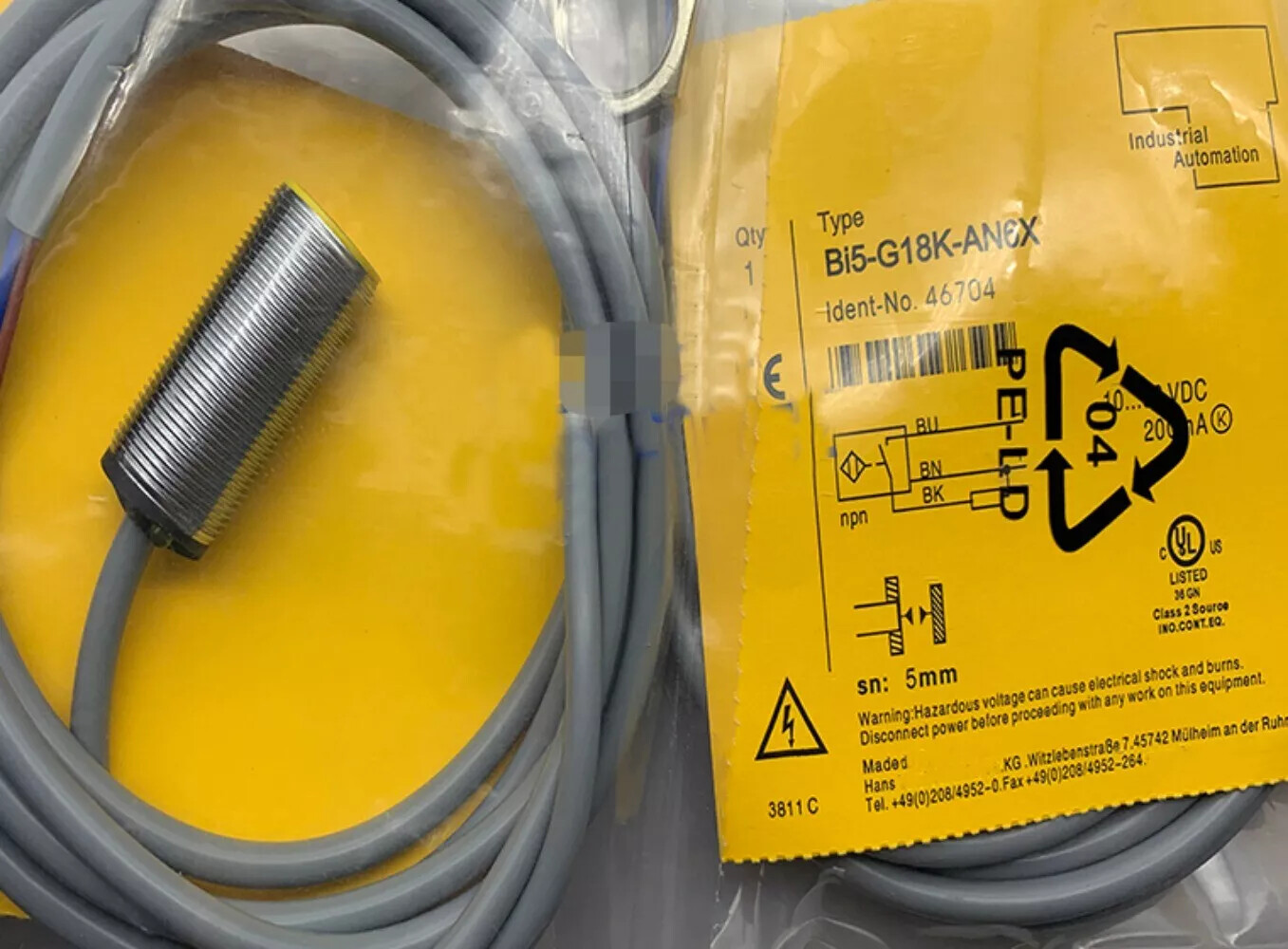 FOR BI5-G18K-AN6X TURCK Proximity Sensor