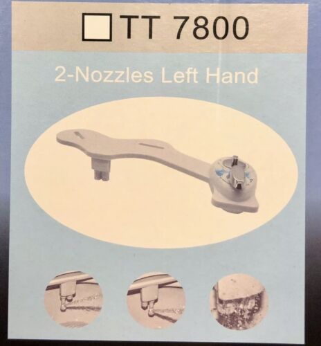 Linker Controller japanischer Bidet-Sitz zum Selbermachen Aufsatz 2 Düsen Spray Hygiene - Bild 3 von 7
