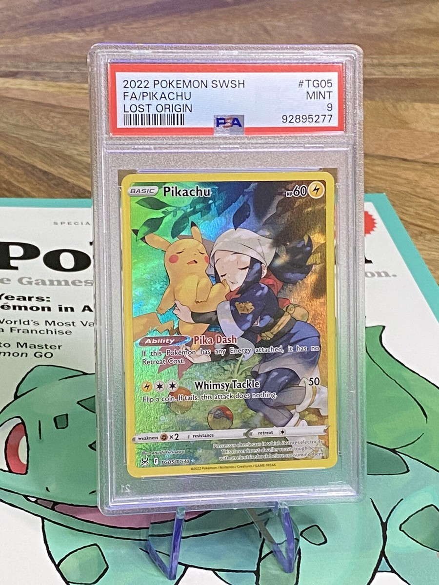 Pikachu Full Art 2022 Pokemon SWSH Lost Origin #TG05 TG05 Pikachu Full Art 2022 Pokemon SWSH Lost Origin #TG05 TG05