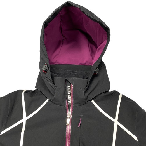 Descente Women's Bree Ski Hooded Insulated Jacket Size US 4 Black - Picture 14 of 19