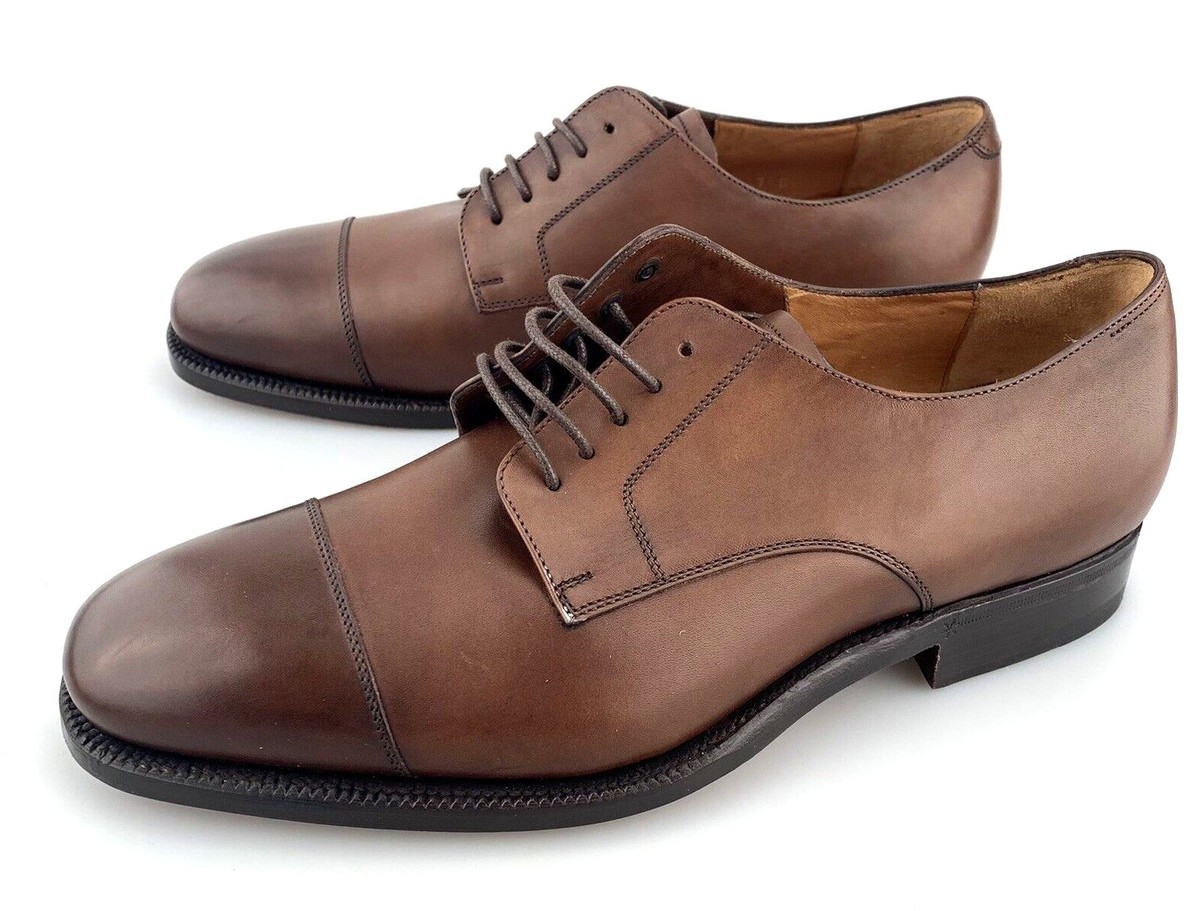 Ralph Lauren Purple Label Denver Cap Toe Leather Brown Dress Ralph Lauren Purple Label Denver Cap Toe Leather Brown Dress