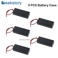 5 PCS 3V AAA Battery Holder Cell Case with Switch and Wire PH2.0 JST Connector