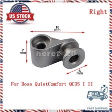 Right Sliver Metal Hinge Swivel Shaft For Bose QuietComfort QC35 I II Earphone