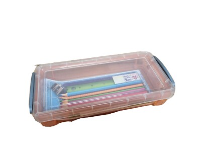 Really Useful Kunststoffbox 0,55 Liter orange (Stiftebox) 