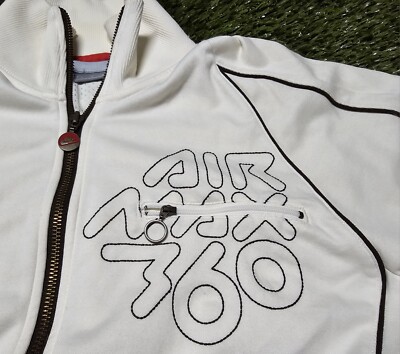 Nike ジップアップジャケット Y2K 00s ホワイト/オレンジ Nike